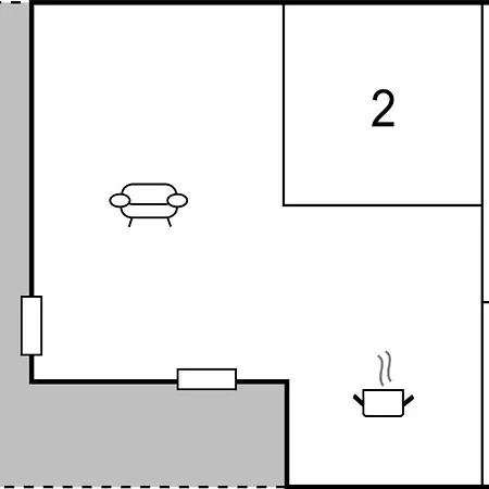 Dom wakacyjny 2 Bedroom Beautiful In *